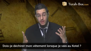 Déchirer son vêtement lorsqu'on va au Kotel ?