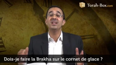 Dois-je faire la Brakha sur le cornet de glace ?