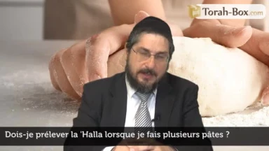 Prélever la 'Halla lorsque je fais plusieurs pâtes ?