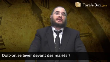 Doit-on se lever devant des mariés ?
