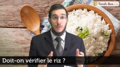 Doit-on vérifier le riz ?