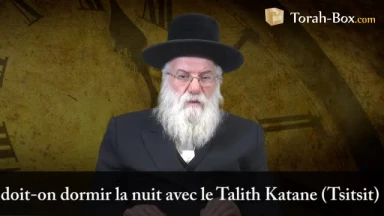 Dormir avec son Talith Katan, obligation ?