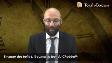 Emincer des fruits & légumes le Chabbath