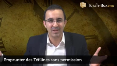 Emprunter des Téfilines sans permission, permis ?