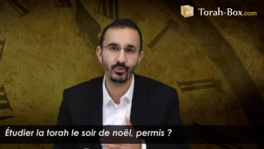 Étudier la Torah le soir de Noël, permis ?
