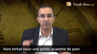 Birkat Hamazone pour une toute petite quantité de pain ?