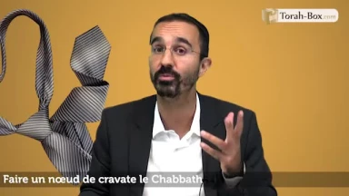 Faire un nœud de cravate le Chabbath