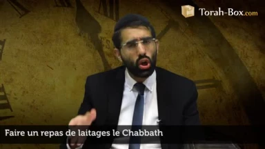 Faire un repas de laitages le Chabbath
