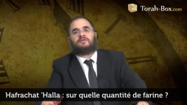 Hafrachat 'Hala : sur quelle quantité de farine ?
