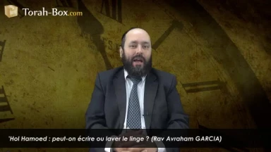 'Hol Hamoed : peut-on écrire ou laver le linge ?