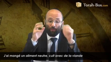 J'ai mangé un aliment neutre cuit avec de la viande