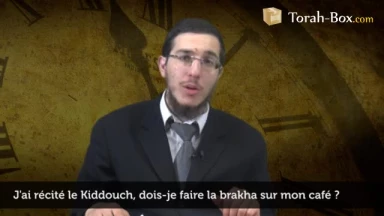 J'ai récité le Kiddouch, faire la Brakha sur une autre boisson ?