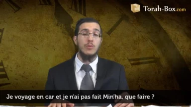 Je voyage en car et je n'ai pas prié Min'ha, que faire ?