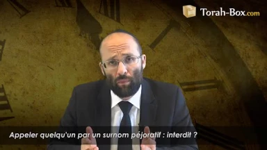 Appeler quelqu'un par un surnom péjoratif : interdit ?