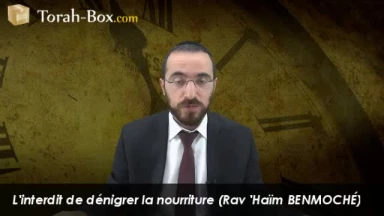 L'interdit de dénigrer la nourriture