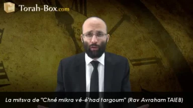 La mitsva de "Chné mikra vé-é'had targoum"