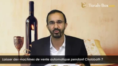 Laisser des distributeurs automatiques le Chabbath