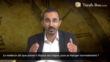 Le médecin dit que jeûner à Kippour est risqué... je fais quoi ?