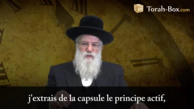 Les capsules de médicament : toutes Cachères ?