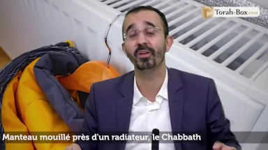 Manteau mouillé près d'un radiateur, le Chabbath