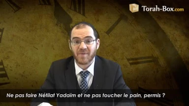 Manger du pain sans faire Netilat Yadayim