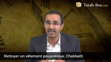 Nettoyer un vêtement poussiéreux, Chabbath