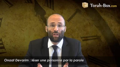 Onaat Devarim : léser une personne par la parole 