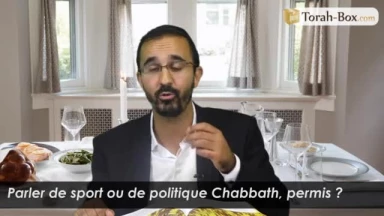 Parler de sport ou de politique Chabbath, permis ?
