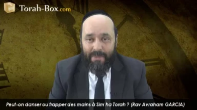 Danser ou frapper des mains à Sim'ha Torah ?