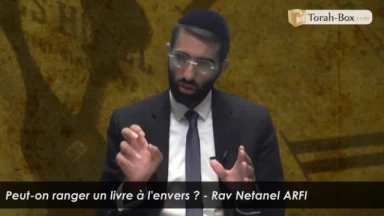 Peut-on ranger un livre à l'envers ?