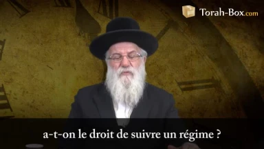 Peut-on suivre un régime alimentaire durant Chabbath ?