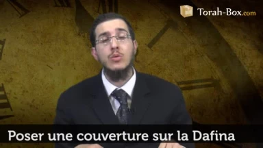 Poser une couverture sur la Dafina