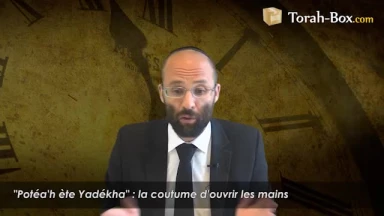 "Potéa'h ète Yadékha" : la coutume d'ouvrir les mains