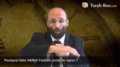 Pourquoi faire Nétilat Yadaim avant le repas ?