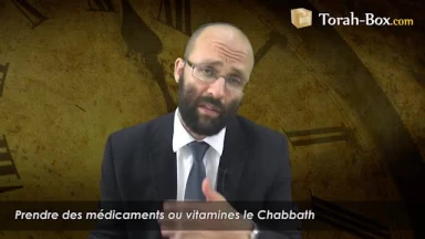 Chabbath : prendre des médicaments ou vitamines