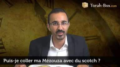 Coller ma Mézouza avec du scotch ?