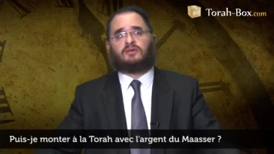 Monter à la Torah avec l'argent du Maasser, permis ?