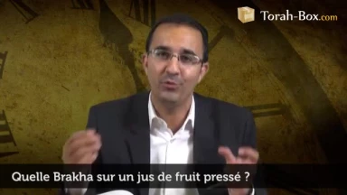 Quelle Bénédiction sur un jus de fruits pressé ?