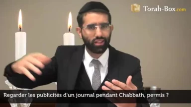 Regarder les publicités d'un journal pendant Chabbath, permis ?