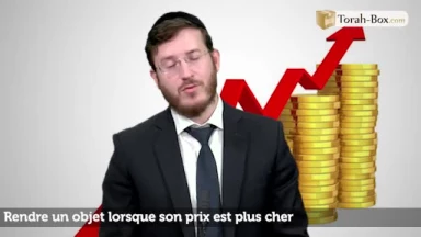 Rendre un objet lorsque son prix est plus cher