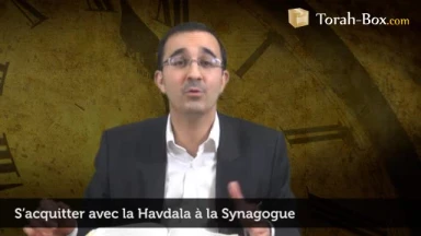 S’acquitter de la Havdala à la synagogue