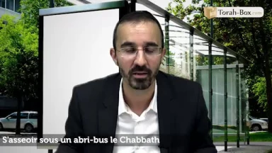 S'asseoir sous un abri-bus le Chabbath