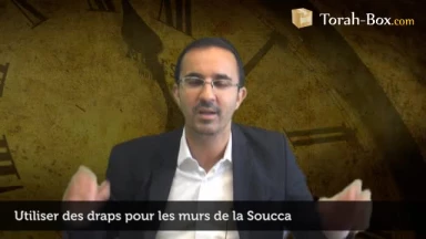 Utiliser des draps pour les murs de la Soucca