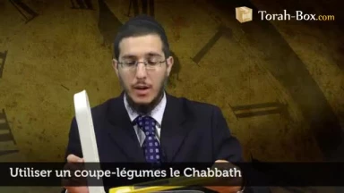 Utiliser un coupe-légumes le Chabbath