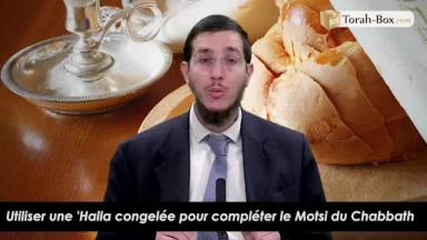 Utiliser une 'Halla congelée pour compléter le Motsi du Chabbath