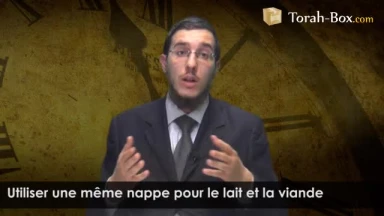 Utiliser une même nappe pour le lait et la viande