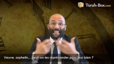 Veuve, orphelin... peut-on les réprimander pour leur bien ?