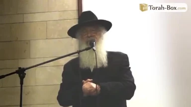 Rabbi David Pinto au 1er Keness des Femmes d'Avrékhim