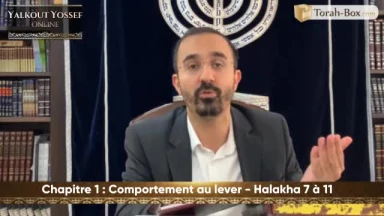 Comportement au lever (Halakha 7 à 11)