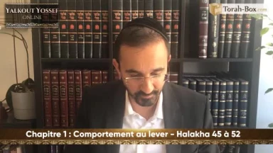 Comportement au lever (Halakha 45 à 52)